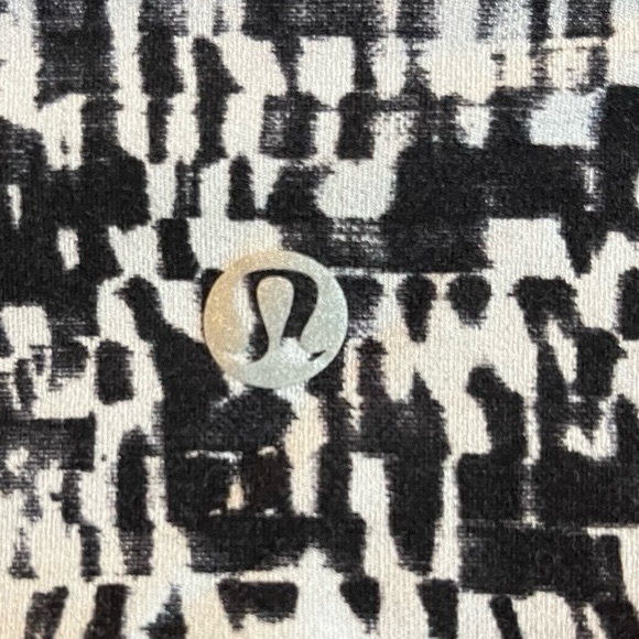 Lululemon Align Pant II 25"Urban Block Ice Grey Black Size 4 - Picture 7 of 12